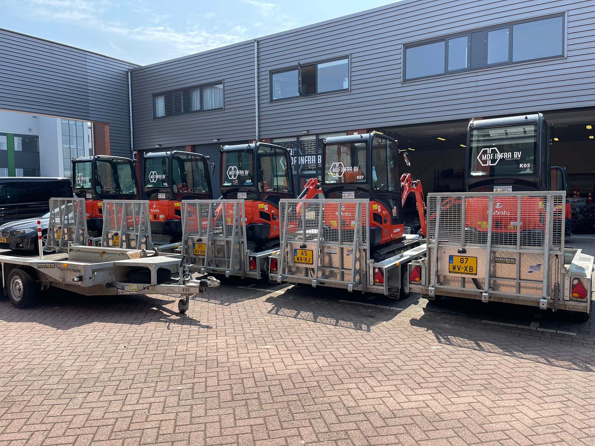 MDF Infra machines en apparatuur